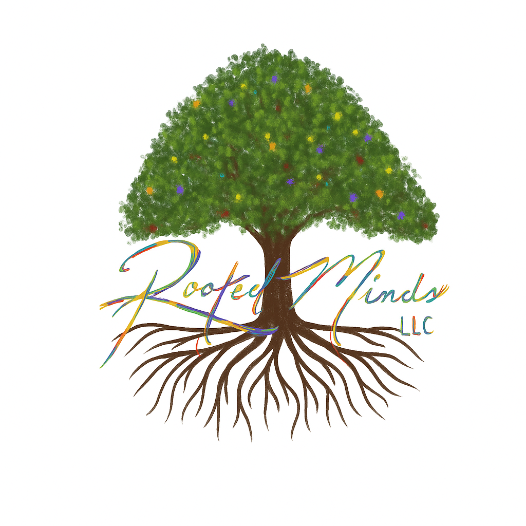 Rooted Minds tree of life logo